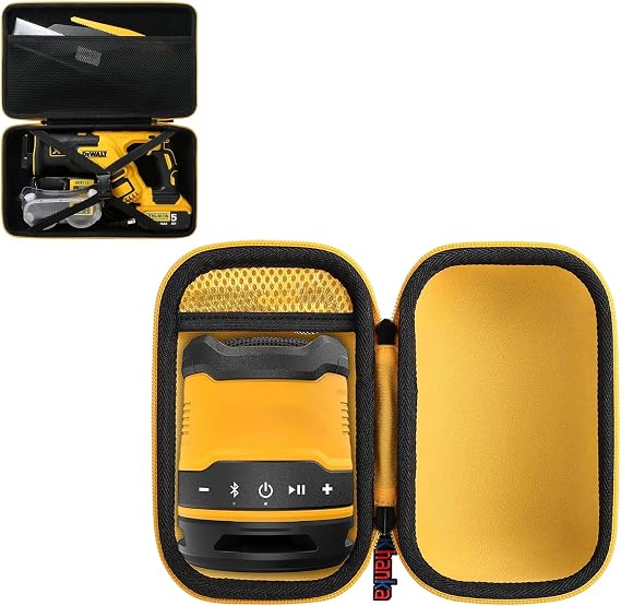 khanka Hard Storage Case for Dewalt DCR008 Speaker+DCS367B/DCS387B Saw