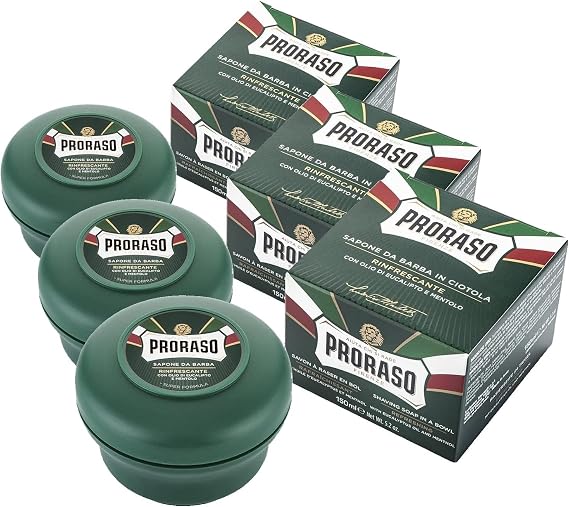 Proraso Tıraş Sabunu - Okaliptüs Yağı Ve Mentollü, 150 Ml (3 paketi)