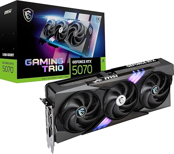 MSI GeForce RTX 5070 12G GAMING TRIO OC Graphics Board VD9068