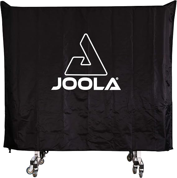 JOOLA Outdoor Ping Pong Table Cover Fits Both Folding & Flat Tables - Heavy Duty Waterproof Cover w/ PVC Coating - Dual Function, Fits 9x5 Tables in Upright or Down Positions - Inside & Outside