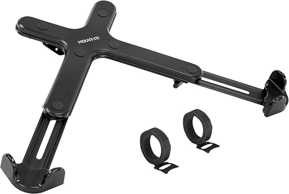 Mount-It! VESA Laptop Tray for Monitor Arm, Laptop VESA Mount Tray 75x75 100x100, Adjustable Notebook Arm Mount 1117, Ventilated Cooling Design with Secure Ledge Stopper, 17.6 lb Capacity