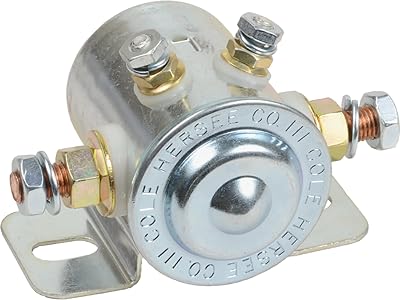 Solenoid Compatible WithReplacement For: 240-01125 12V 4 Terminals OEMs Ametek & Prestolite 15-132, 15-236, 15-311 24059, 24059BX, 24143