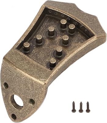 mandolin tailpiece, metal construction for mandolin players, metal bridge replacement, bronze material for acoustic, electric mandolins, and classical, jazz music scenar