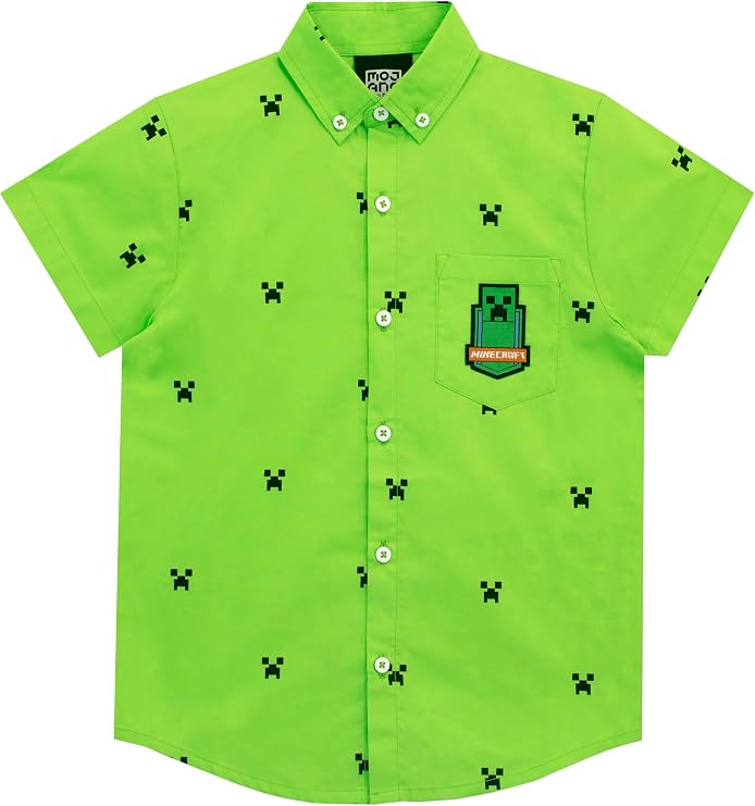 Minecraft Boys Creeper Shirt