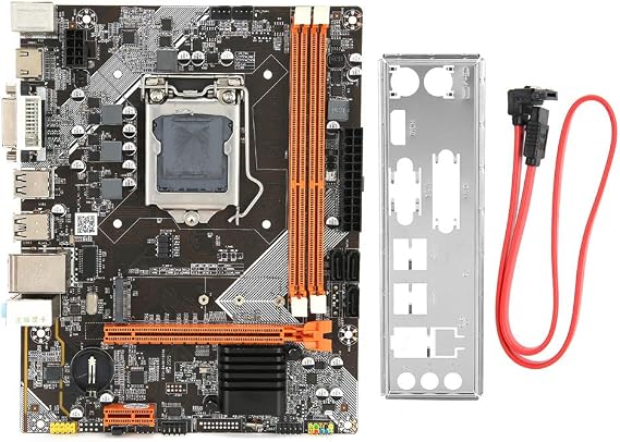 Desktop Computer Motherboard, DDR3 1066/1333/1600MHz LGA 1155 PC Main Board Support NVME+NGFF Dual Mode Hard Disk+SATA, 6Channel Sound Card