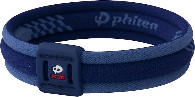 Phiten X30 Edge Titanium Bracelet - Sport Bracelet Permeated with X30 Aqua-Titanium Technology for Alternative Healing - Power Elastomer Zone with Micro Titanium Spheres