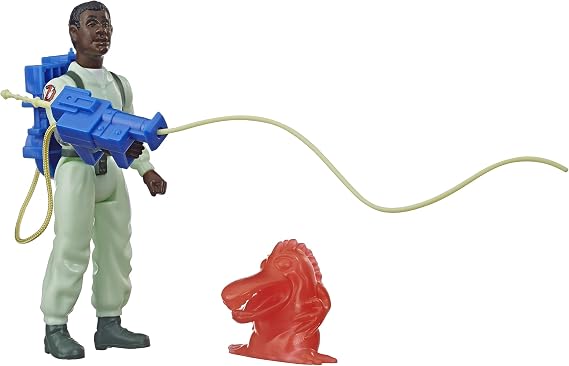 Ghostbusters Kenner Classics Winston Zeddemore and Chomper Ghost Retro Action Figure Toy with Accessories Great Gift for Collectors and Fans