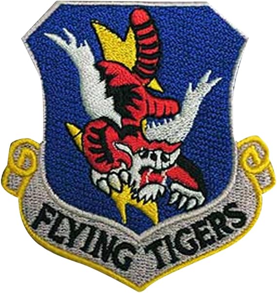 EagleEmblems PM3526 Patch-USAF,Flying Tigers (3'')