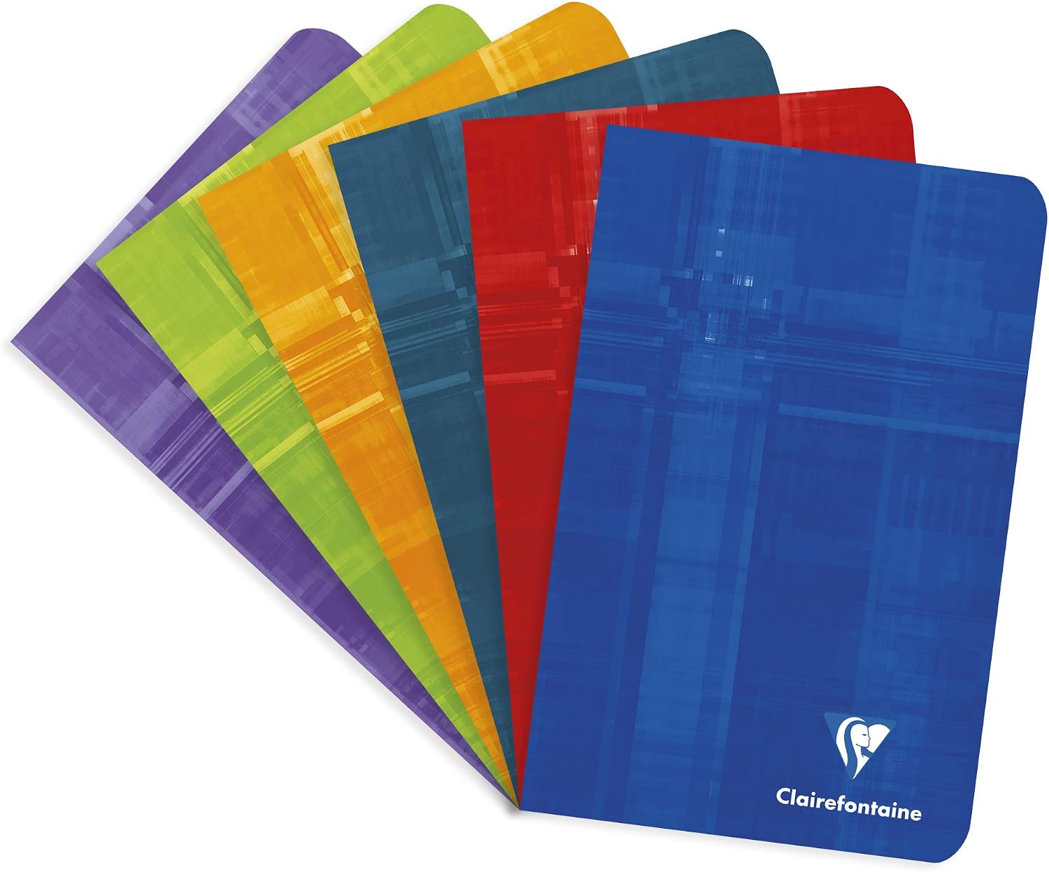 Clairefontaine Staplebound Notebook - Ruled 48 sheets - 4 14 x 6 34 - Sold Individually Assorted Cover Color Chosen at Random