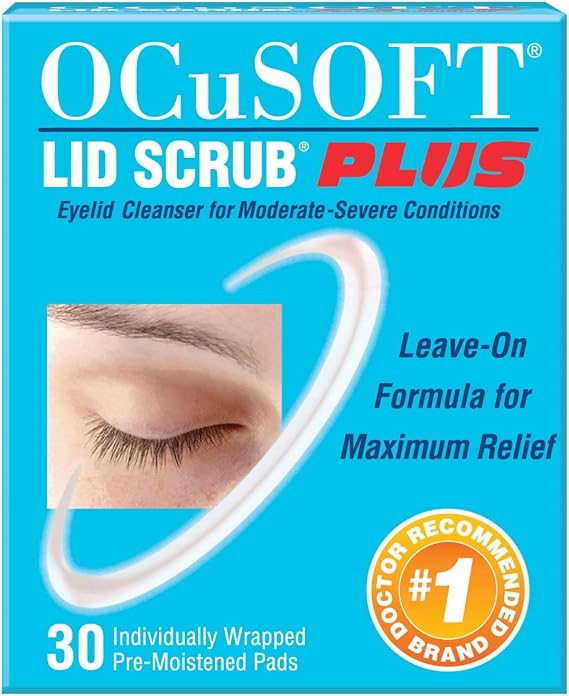 Ocusoft Eyelid Cleanser, Extra Strength, Pre-Moistened Pads, 30 Pads