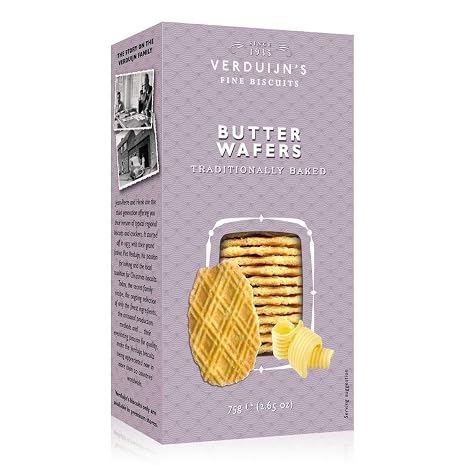 VERDUIJN'S - Butter waffles from the Netherlands - Dutch waffles 75 g quantity: 1 piece