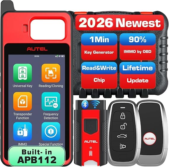 Autel MaxiIM KM100 Key Programmer, OBD IMMO Learning Built-in APB112
