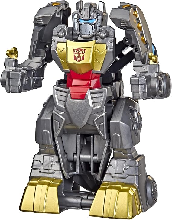 Transformers Classic Heroes Team Grimlock Converting Toy, 4.5-Inch Action Figure, Preschool Toys, Ages 3+