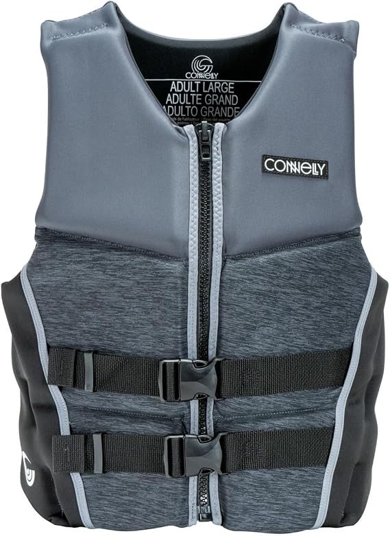 Connelly Men's Classic Neoprene Vest - Dark Gray, 3X-Large