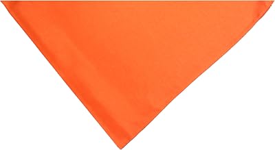 Jordefano Pack of 11 Triangle Cotton Bandanas - Solid Colors and cotton - 30 in x