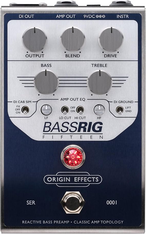 Origin Effects BassRig Fifteen Bass Preamp Pedal