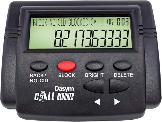 Benkeg Call Blocker for Landline Phones Telephone 2000 Caller ID Box Blocking One Touch Number Block Device Block Unwanted Robocalls and Nuisance Calls