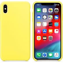 Microsonic Case for Apple iPhone X Liquid Launch Silicone Solar Yellow [Sleeve Compatible with iPhone X - Yellow]