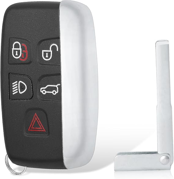 Keyecu Replacement Smart Remote Car Key Fob for Jaguar Land Rover Range Rover 2011-2019 KOBJTF10A BJ32-15K601-AB 5E0U50707 CH22-15K601-AB 315MHz 49Chip 5Buttons