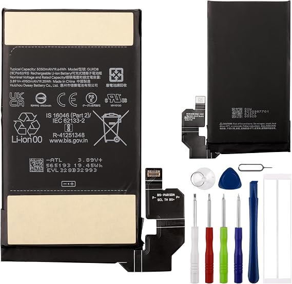 Replacement Battery GUKD8 Compatible with Google Pixel 8 Pro GC3VE G1MNW with Tools