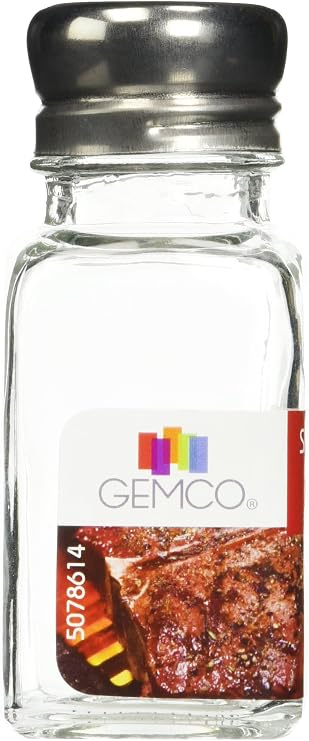 Gemco 2-Ounce Salt/Pepper Shaker