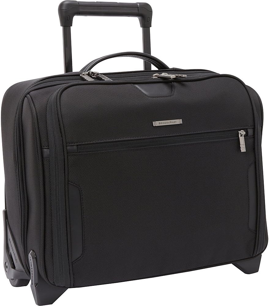 Briggs & Riley @ Work-Medium Slim Rolling Brief, Black