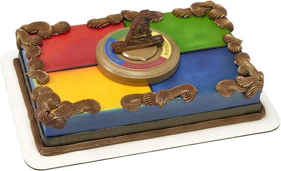 HARRY POTTERTM HogwartsTM House Cake Topper | 6 Piece Party Decoration Set