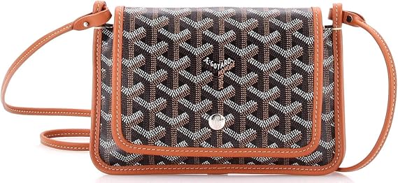 Pre-Loved Plumet Clutch Wallet Coated Canvas, Brown