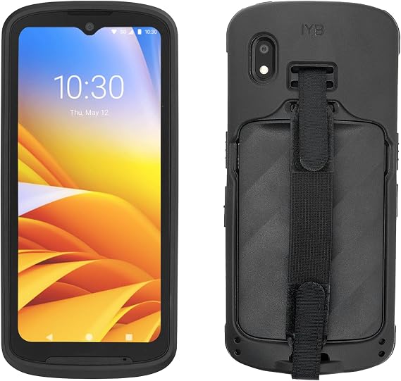 TC15 Protective Case with Handstrap for Zebra TC15 Barcode Scanner Handheld Mobile Computer, Rugged Bumper Cover