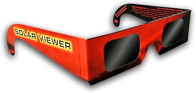 Solar Eclipse Glasses Pack of 5 CE & ISO Certified