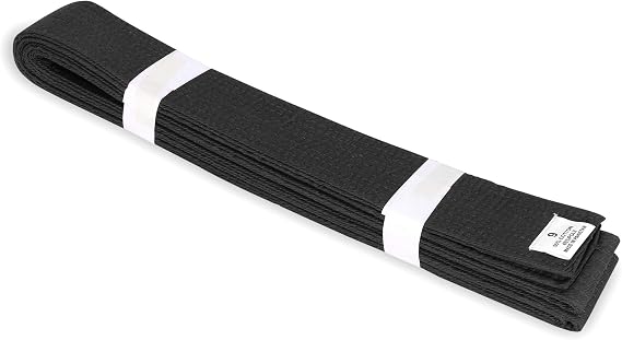 MACS Martial Arts Karate Belt Solid Color Double Wrap Training Rank Belt for Kids & Adults, Durable Cotton, Multiple Sizes
