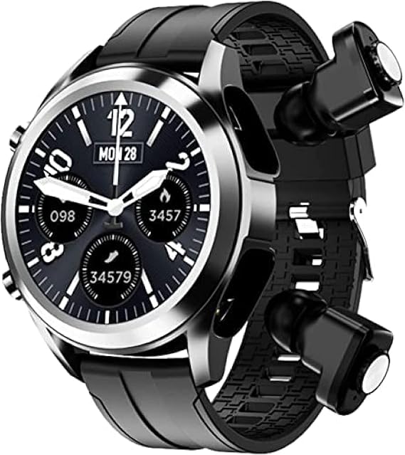 2 In 1 Smart Watch With Earbuds Smartwatch TWS Bluetooth Earphone Music Control Pedometer Calories Sport Watch Fitness Tracker