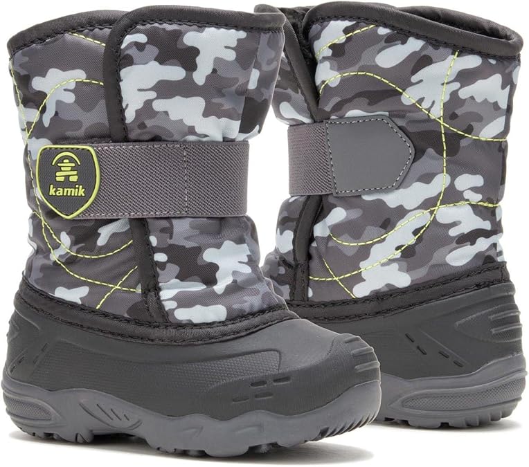 Kamik Snowbug 6 (Toddler/Little Kid) Black/Charcoal 5 Toddler M