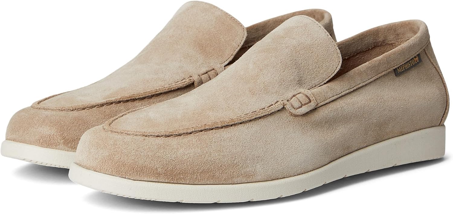 Mephisto Men's Valner Moccasin, Taupe, 10