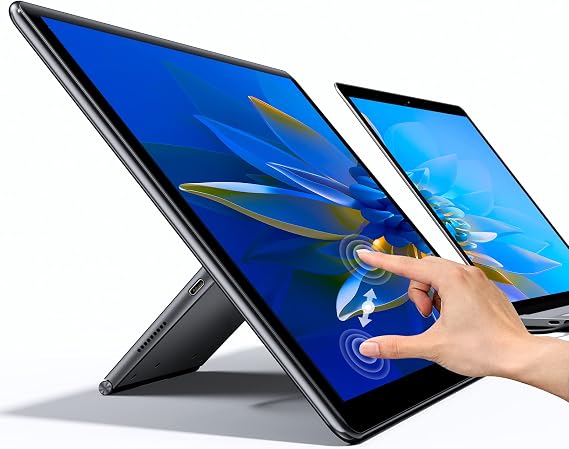 UPERFECT Portable Monitor Freestanding Touchscreen, 15.6'' FHD IPS Screen