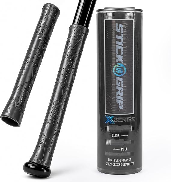 StickGrip X Series (10") - Baseball and Softball Grip, Premium Sports Accessories,Enhanced Texture for Optimal Performance, Weather Resistant