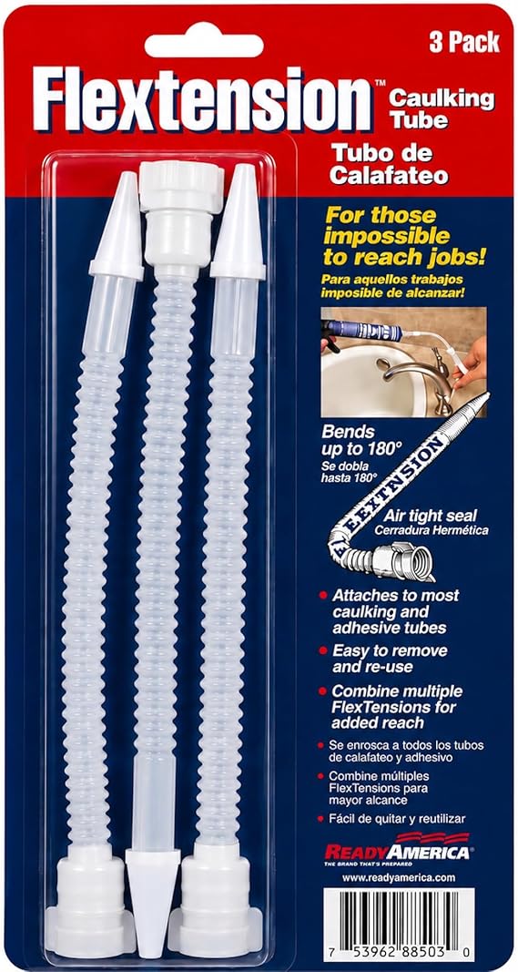 Ready America FT-88503 Flextension Caulking Tube Tip (3-Pack)