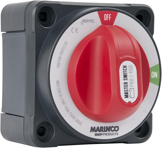 Marinco Power Products Pro Installer On/Off Battery Switch