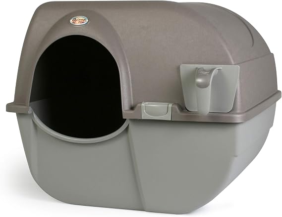 Omega Paw Roll 'n Clean Self Cleaning Litter Box for Cats