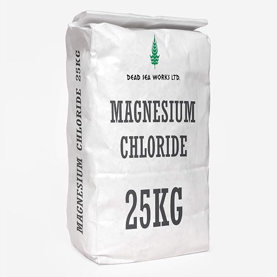 25KG - Magnesium Chloride Hexahydrate Flake 47% Dead Sea Salt Aquarium Bath Soak