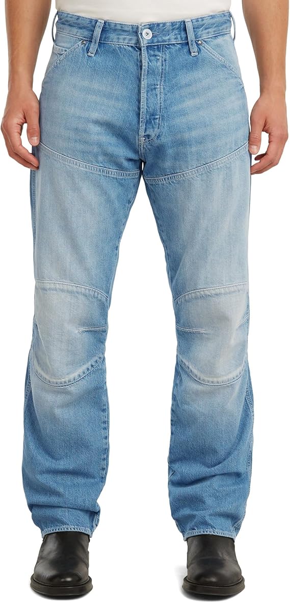 G-Star Raw Men's 3D Slim Fit Jean in Intor Black Stretch Denim Jean