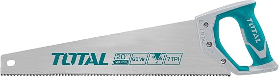 Total Hand Saw 20",7TPI, 65Mn with Teeth Protector THT55206