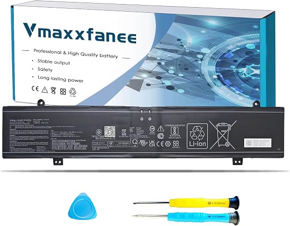 90Wh C41N2109 Laptop Battery Replacement for ASUS Zephyrus M16 GU604VI GU604VZ GU604VY ROG Flow X16 GV601 Strix G18 G814J Strix Scar 16 G634J Strix G16 G614J Strix Scar 18 G834J series 0B200-04200000