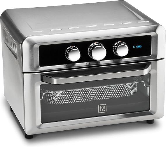 Toastmaster Air Frying Toaster Oven with Convection, Stainless Steel