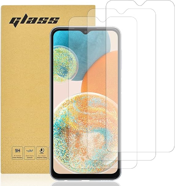 Totill 3-Pack for Samsung Galaxy A23 5G/4G and A32 5G Screen Protectors, Tempered Glass Film 99.99% HD Clarity [Easy Installation], Scratchproof Case friendly Anti Scartch, Soft Touch
