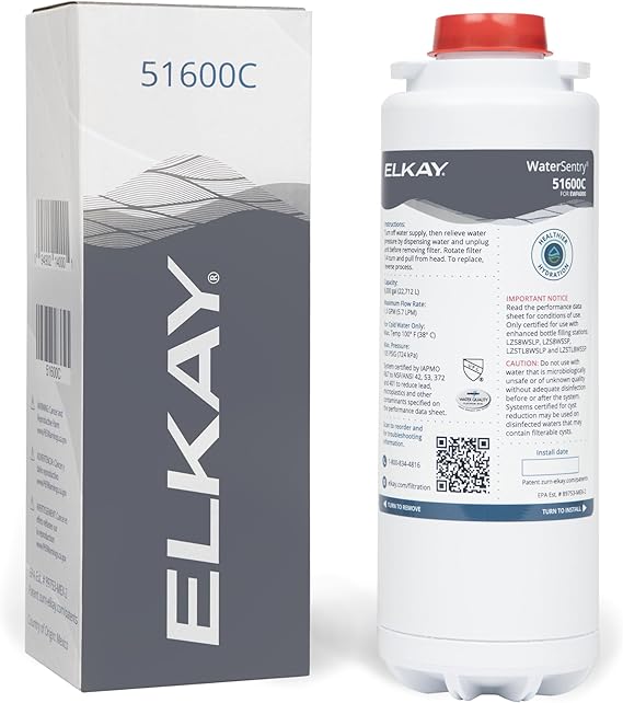 Elkay Genuine WaterSentry 51600C High Capacity Replacement Filter