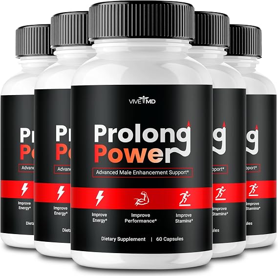 VIVE MD Prolong Power Pills, Prolong Power Supplement Capsules, ProlongPower Capsules, Prolong Power Advanced Formula, Prolong Power All-Natural Support Formula, ProlongPower Pills Reviews (5 Pack)