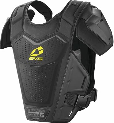 EVS Sports Revo 5 Roost Deflector | Lightweight Chest & Back Protection | Adjustable Fit for Comfort | Durable Impact Shield for Motocross & Off-Road
