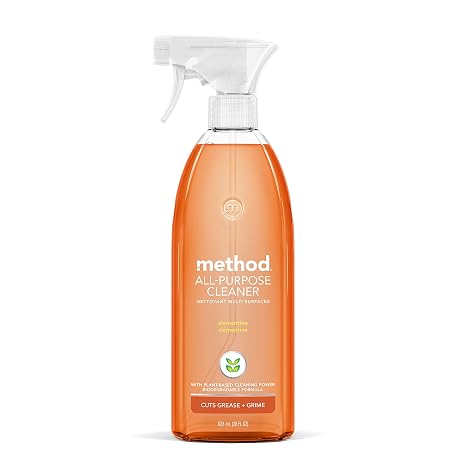 Method All-Purpose Cleaner, Clementine, 28 Ounce, 1 pack, Packaging May Vary