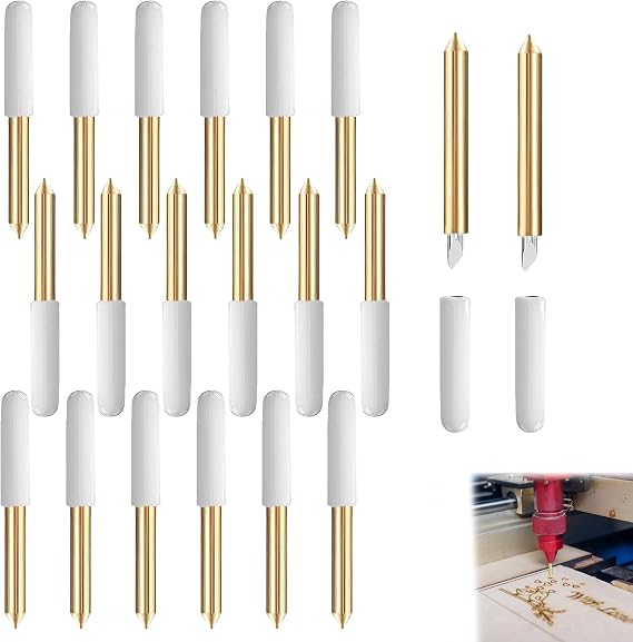 20PCS Replacement Blades Compatible for Cricut Blades 45°Cutting Blade
